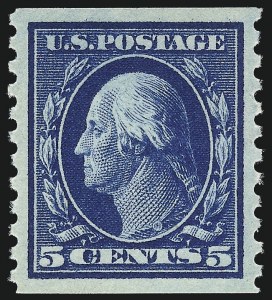 Sale 1061, Lot 3921, 1912-14 Washington-Franklin Issue (Scott 407-459)
