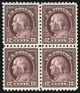 Sale 1061, Lot 3952, 1915-17 Washington-Franklin Issues (Scott 460-518b)