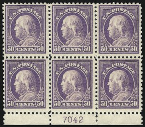 Sale 1061, Lot 3974, 1915-17 Washington-Franklin Issues (Scott 460-518b)