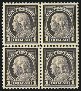Sale 1061, Lot 3976, 1915-17 Washington-Franklin Issues (Scott 460-518b)
