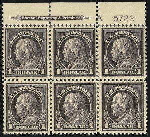 Sale 1061, Lot 3977, 1915-17 Washington-Franklin Issues (Scott 460-518b)