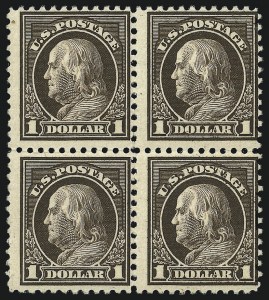 Sale 1061, Lot 3978, 1915-17 Washington-Franklin Issues (Scott 460-518b)