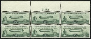 Sale 1061, Lot 4082, Air Post, 50c Chicago Zeppelin (C18) Sale 1061, Lot 4082, Air Post