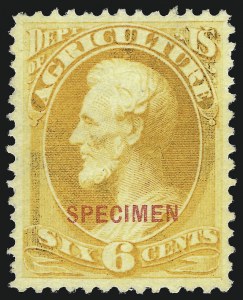 Sale 1061, Lot 4198, Official Specimens