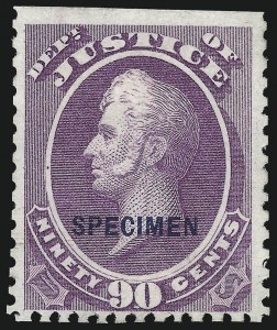 Sale 1061, Lot 4199, Official Specimens