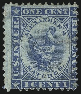 Sale 1061, Lot 4326, Private Die Match Stamps, Akron thru Wm. Gates