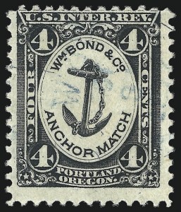 Sale 1061, Lot 4334, Private Die Match Stamps, Akron thru Wm. Gates