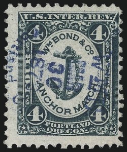 Sale 1061, Lot 4335, Private Die Match Stamps, Akron thru Wm. Gates