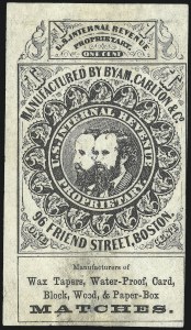 Sale 1061, Lot 4345, Private Die Match Stamps, Akron thru Wm. Gates