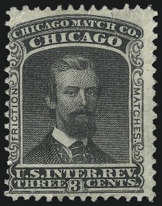 Sale 1061, Lot 4347, Private Die Match Stamps, Akron thru Wm. Gates