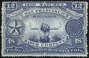 Sale 1061, Lot 4370, Private Die Match Stamps, Goldback thru Wise, Private Die Canned Fruit