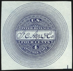 Sale 1061, Lot 4377, Private Die Medicine Stamps, Ayer thru Dalley`s