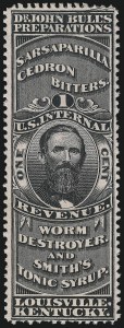 Sale 1061, Lot 4392, Private Die Medicine Stamps, Ayer thru Dalley`s