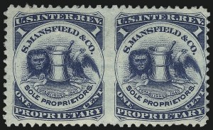 Sale 1061, Lot 4450, Private Die Medicine Stamps, Kelly thru Zeilin