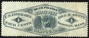 Sale 1061, Lot 4476, Private Die Medicine Stamps, Kelly thru Zeilin