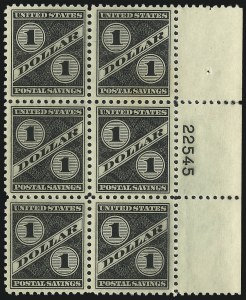 Sale 1061, Lot 4555, Postal Savings and Postage Currency