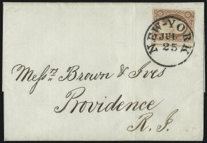 Sale 1062, Lot 100, 3c 1851-56 Issue (Scott 10-11A)