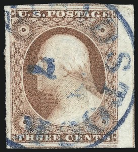 Sale 1062, Lot 102, 3c 1851-56 Issue (Scott 10-11A)