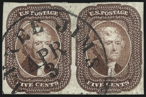 Sale 1062, Lot 117, 5c-12c 1851-56 Issue (Scott 12-17)