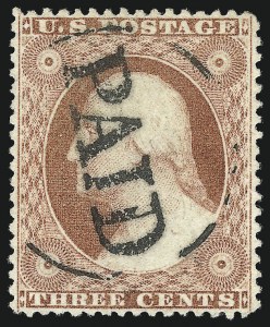 Sale 1062, Lot 136, 1c-5c 1857-60 Issue (Scott 18-30A)