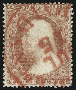 Sale 1062, Lot 137, 1c-5c 1857-60 Issue (Scott 18-30A)