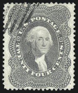 Sale 1062, Lot 158, 10c-90c 1857-60 Issue (Scott 31-39)
