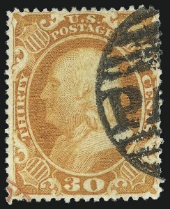 Sale 1062, Lot 161, 10c-90c 1857-60 Issue (Scott 31-39)