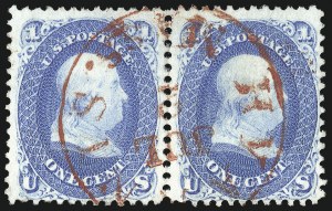 Sale 1062, Lot 174, 1861-66 Issue (Scott 56-69)