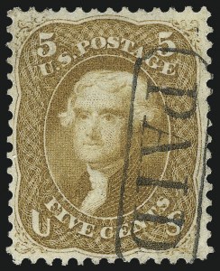 Sale 1062, Lot 195, 1861-66 Issue (Scott 56-69)