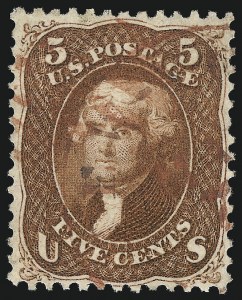 Sale 1062, Lot 243, 1861-66 Issue, cont. (Scott 71-78c)