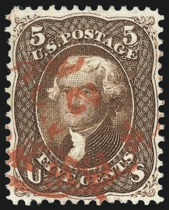 Sale 1062, Lot 247, 1861-66 Issue, cont. (Scott 71-78c)