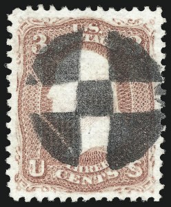 Sale 1062, Lot 264, 1867-68 Grilled Issue (Scott 79-101)