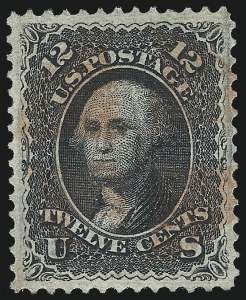 Sale 1062, Lot 267, 1867-68 Grilled Issue (Scott 79-101)