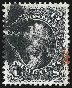 Sale 1062, Lot 273, 1867-68 Grilled Issue (Scott 79-101)