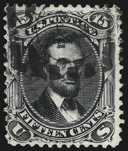 Sale 1062, Lot 295, 1875 Re-Issue of 1861-66 Issue (Scott 102-111)