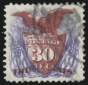 Sale 1062, Lot 342, 1875 Re-Issue of 1869 Pictorial Issue (Scott 123-133a)