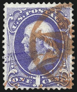Sale 1062, Lot 346, 1870-71 National Bank Note Co. Grilled Issue (Scott 134-144)