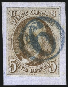 Sale 1062, Lot 37, 1847 Issue and 1875 Reproduction of 1847 Issue (Scott 1-4)