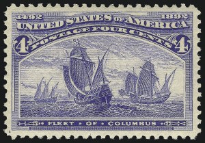 Sale 1062, Lot 419, 1893 Columbian Issue (Scott 230-245)