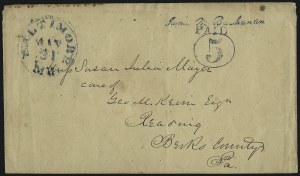 Sale 1062, Lot 5, Postmasters Provisionals