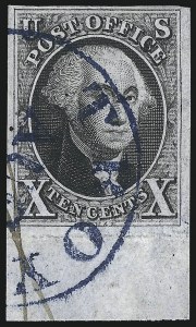 Sale 1062, Lot 52, 1847 Issue and 1875 Reproduction of 1847 Issue (Scott 1-4)