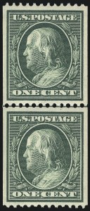 Sale 1062, Lot 559, 1909 Commemoratives, 1910-13 Washington-Franklin Issue (Scott 369-396)