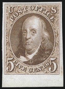 Sale 1062, Lot 56, 1847 Issue and 1875 Reproduction of 1847 Issue (Scott 1-4)