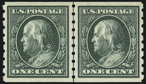 Sale Number 1062, Lot Number 574, 1909 Commemoratives, 1910-13 Washington-Franklin Issue (Scott 369-396)