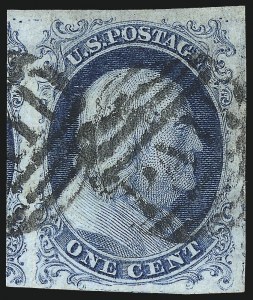 Sale 1062, Lot 58, 1c 1851-56 Issue (Scott 5-9)