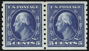 Sale Number 1062, Lot Number 585, 1909 Commemoratives, 1910-13 Washington-Franklin Issue (Scott 369-396)
