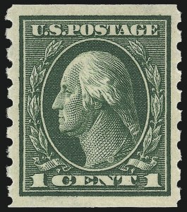 Sale 1062, Lot 598, 1913-15 Panama-Pacific, 1912-14 Washington-Franklin Issue (Scott 397-423)