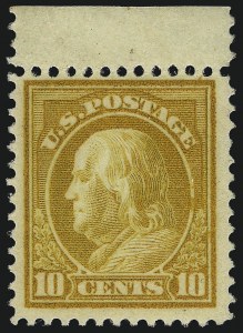 Sale 1062, Lot 602, 1913-15 Panama-Pacific, 1912-14 Washington-Franklin Issue (Scott 397-423)