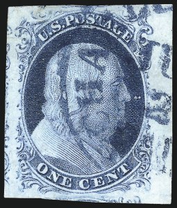 Sale 1062, Lot 61, 1c 1851-56 Issue (Scott 5-9)