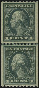 Sale 1062, Lot 637, 1913-15 Washington-Franklin Issues (Scott 424-449)